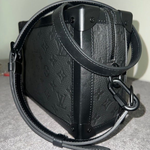 Louis Vuitton All Black Soft Trunk with Chain - Picture 5 of 5